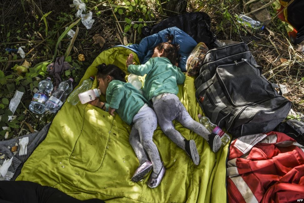 کودکان آوارۀ سوری کجا می خوابند؟